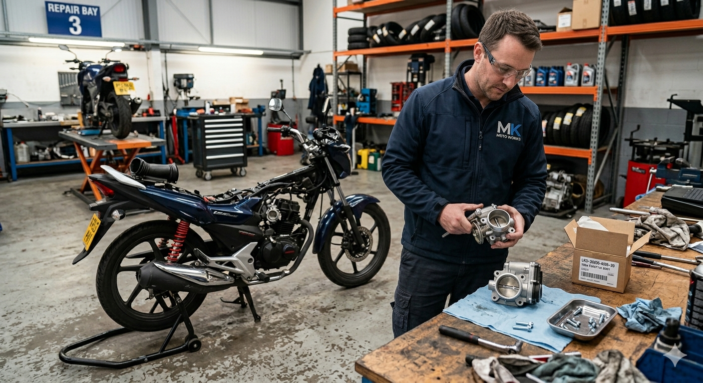 125cc Motorcycle Throttle Body Troubleshooting Guide: From Error Codes to Replacement (Ref: LRD-D0020-0000-00)