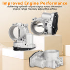 Electronic Throttle Body For Ford Edge/Explorer/F-150/Mustang/Taurus/Transit & Lincoln MKS/MKX/MKT 3.5L/3.7L – 68mm – OEAT4Z9E926A – LOREADA