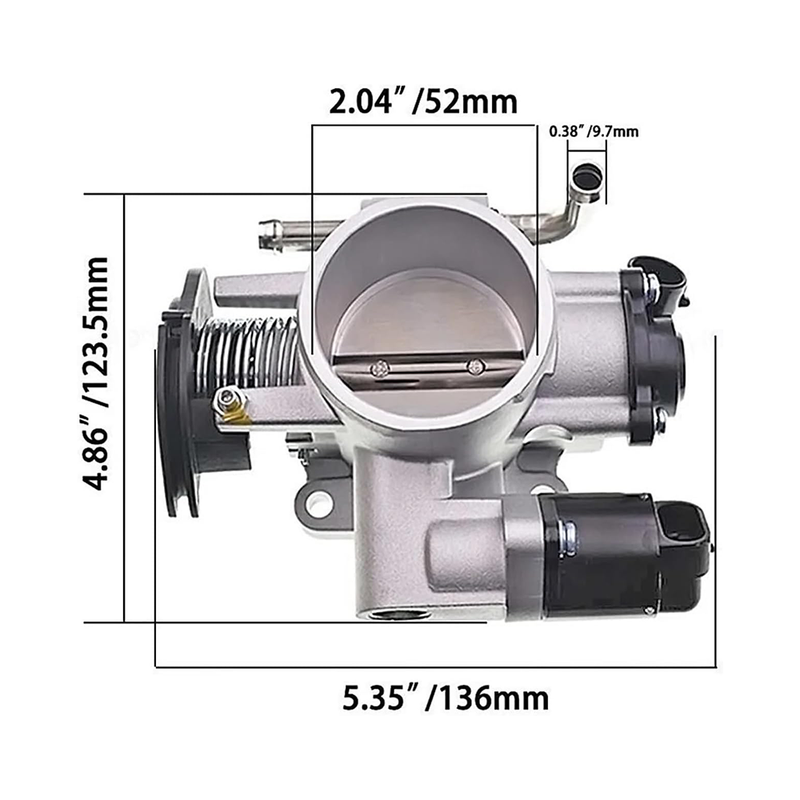 Electronic Throttle Body For Buick Excelle 1.6, Chevrolet Zentra & GM Daewoo – 50mm – OE96815470 – LOREADA

